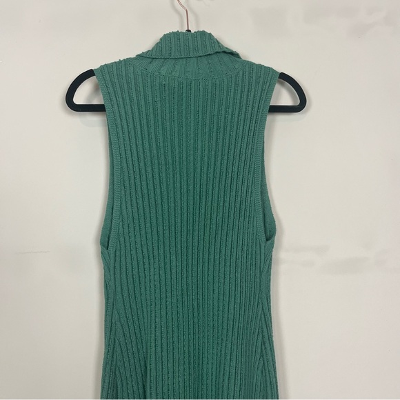 NWT FREE PEOPLE HARLEY SWEATER MAXI DRESS SIZE XS IN GREEN TURTLENECK - Picture 14 of 16